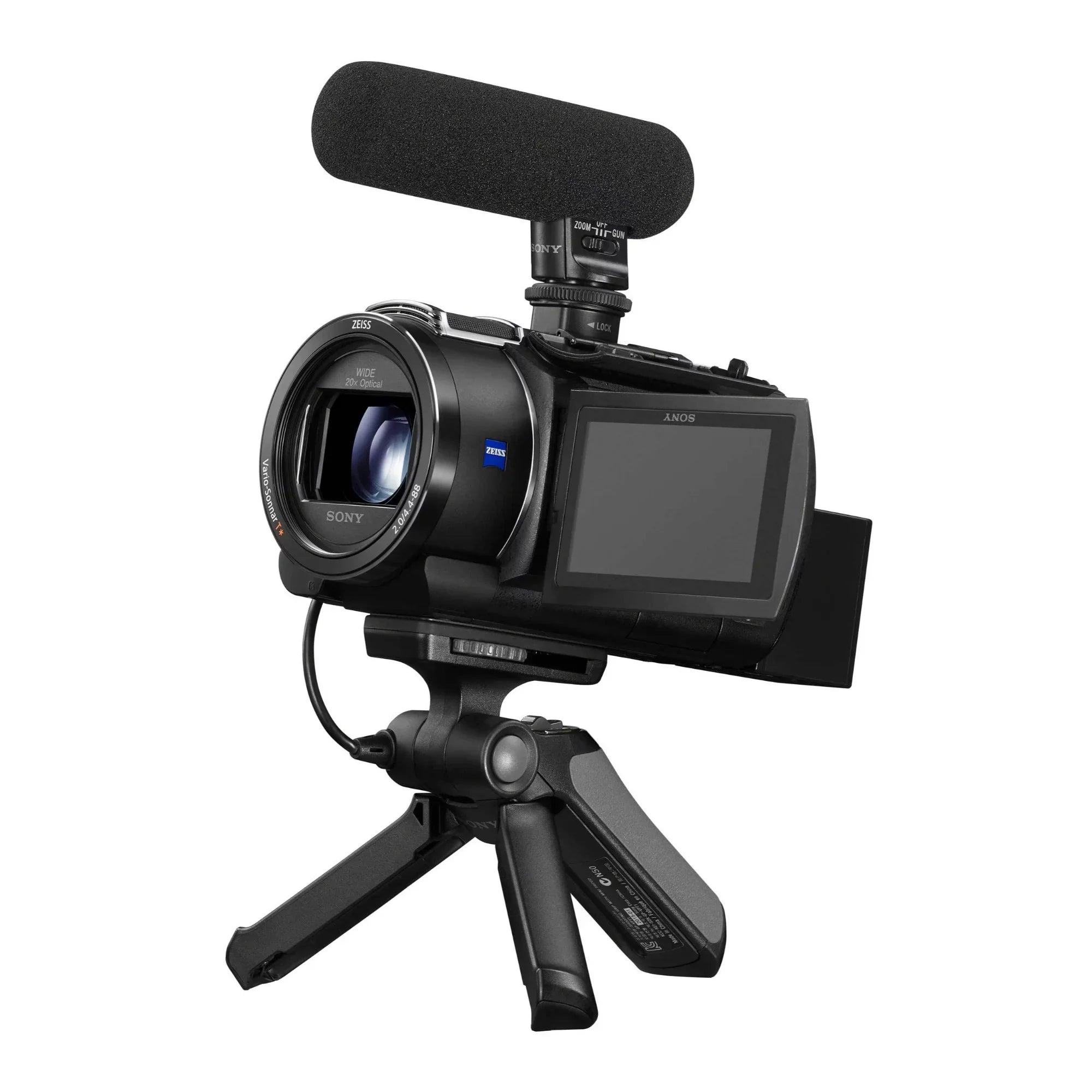 Sony - 4K  Handyman Camcorder with Bag, Tripod and Accessory Bundle