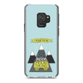 DistinctInk Clear Shockproof Hybrid Case for Samsung Galaxy  (5.8" Screen) -  Bumper, Acrylic Back, Tempered Glass Screen Protector - Your Faith Can Move Mountains