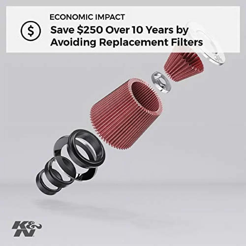 & Engine Air Filter, washable and reusable: 1965-1985 Chevy/Buick/Cadillac/Oldsmobile/Pontiac  (select models available) -1650