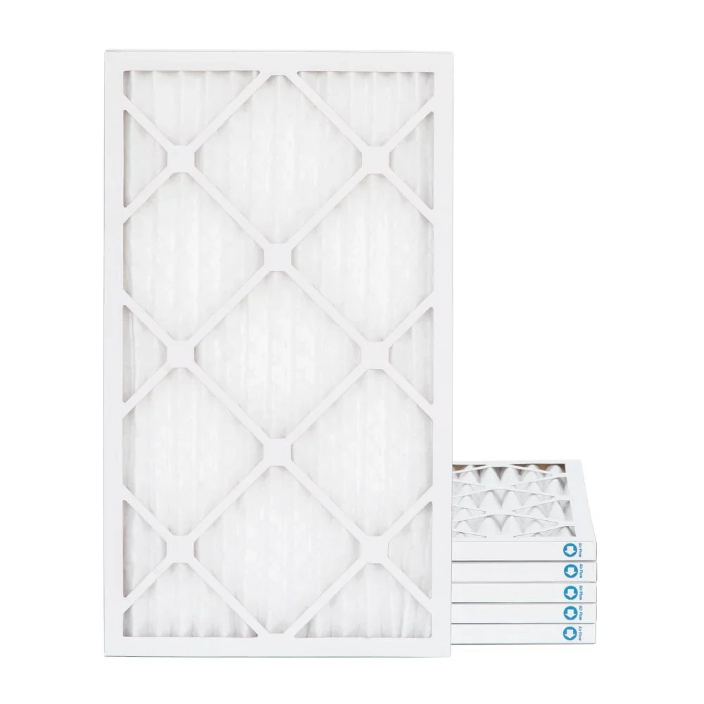 Pamlico Air 10x24x1  8 Pleated  Furnace Air Filters. Quantity 6. (Actual Size: 9.75 x 23.75 x 0.75 Inches)