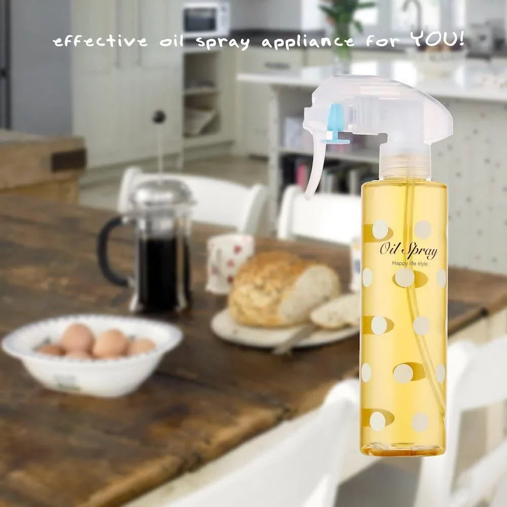 Olive Oil Sprayer Oil Mister Kitchen and Grill Cooking Oil Bottle Refillable Non-Aerosol (200ml/7oz) - Set of 2