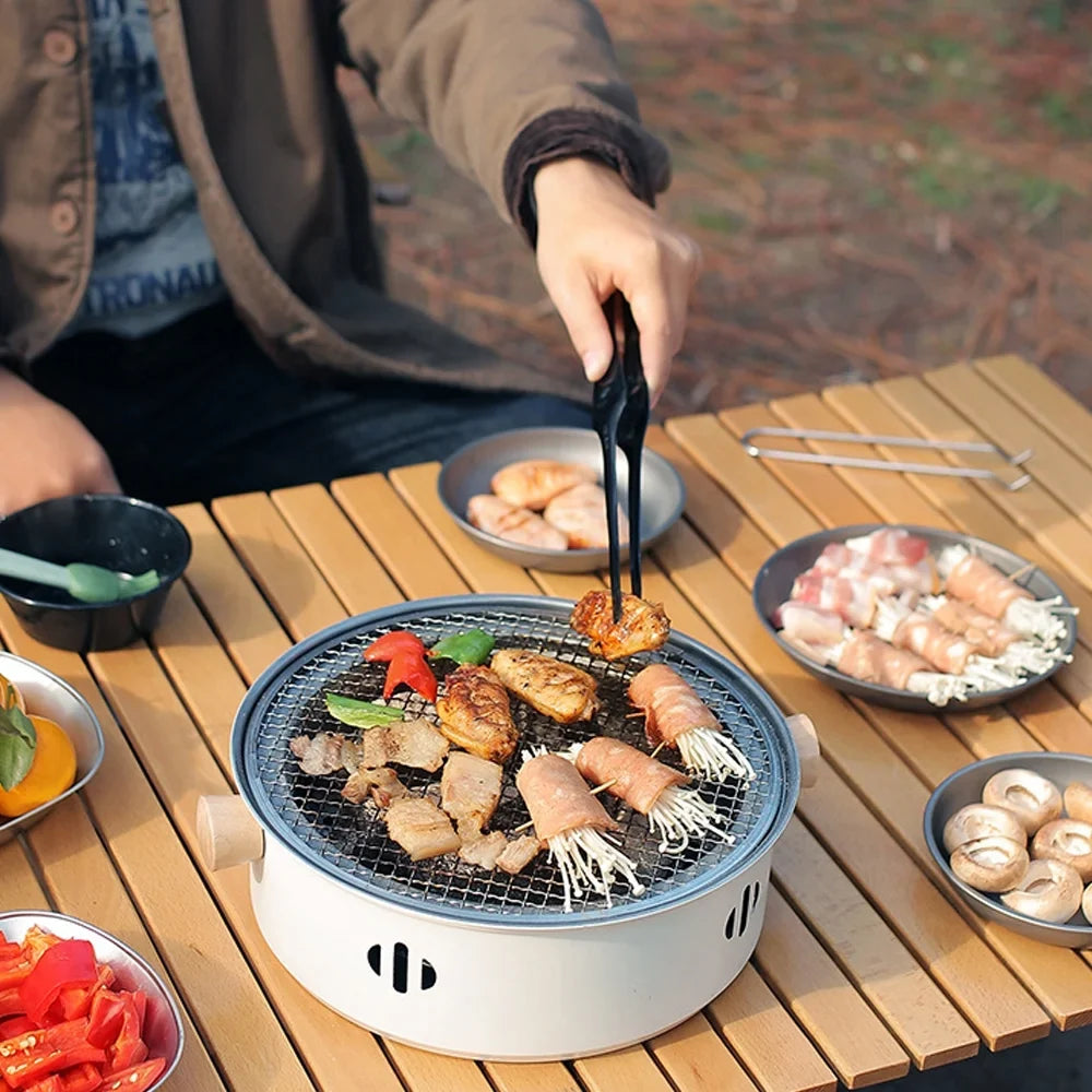 Dcenta Camping Barbecue Stove Portable Charcoal  Grill Ideal for Cooking