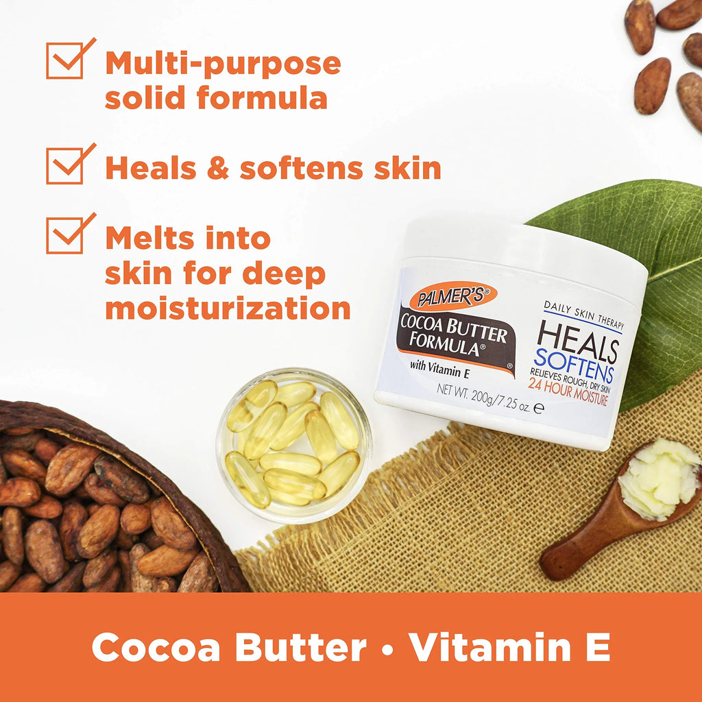 Palmer’ Cocoa Butter Formula Daily Skin Therapy, Solid , 7.25 Ounces (Pack Of 3)