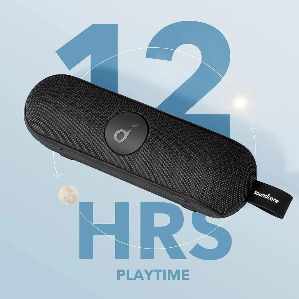 Soundcore by Anker- Icon+ Portable Speaker |  Waterproof | 12-Hour Playtime | Black |