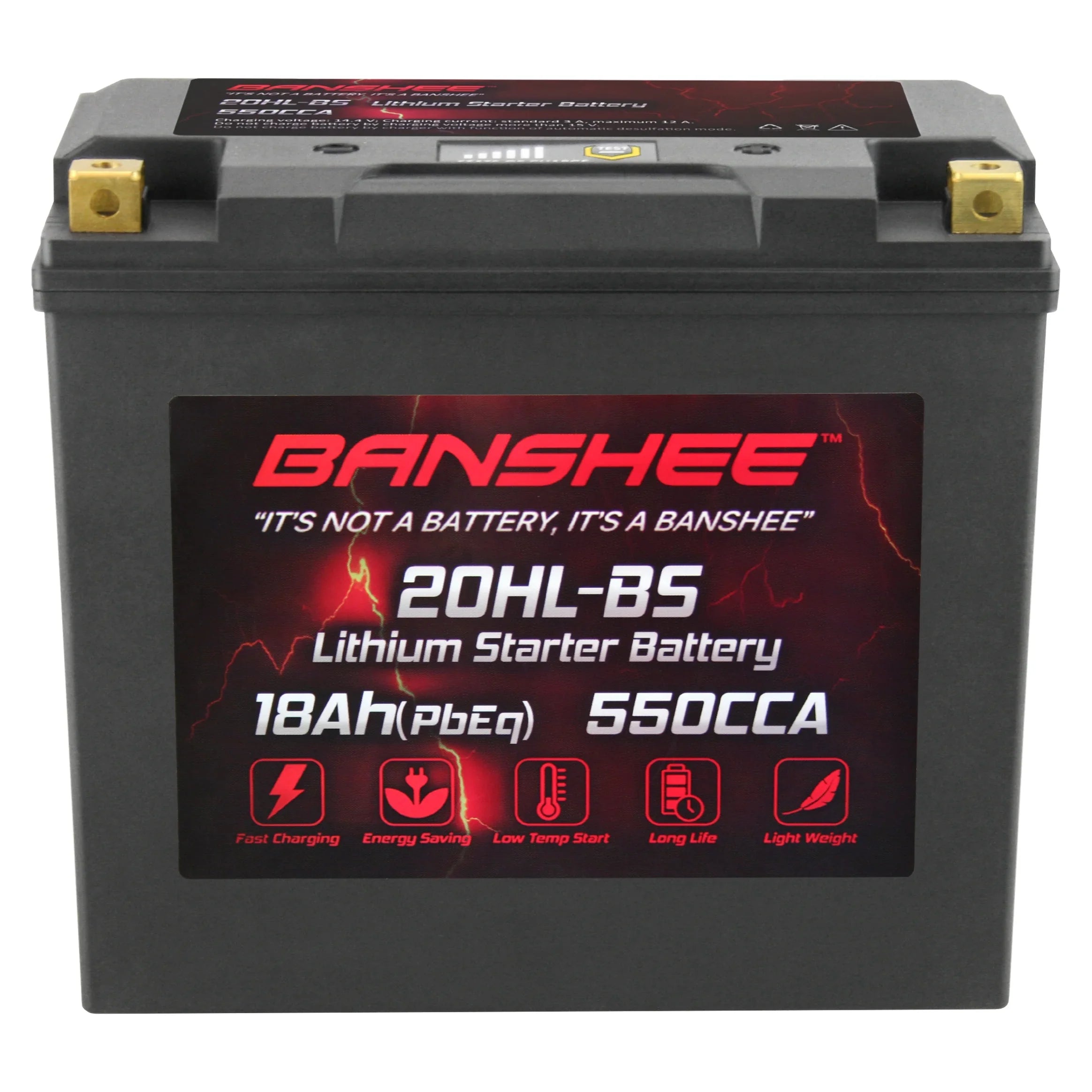 Banshee 20L- LiFePO4 Motorsports Battery Compatible with Yamaha  WaveRunner   2014 to 2020