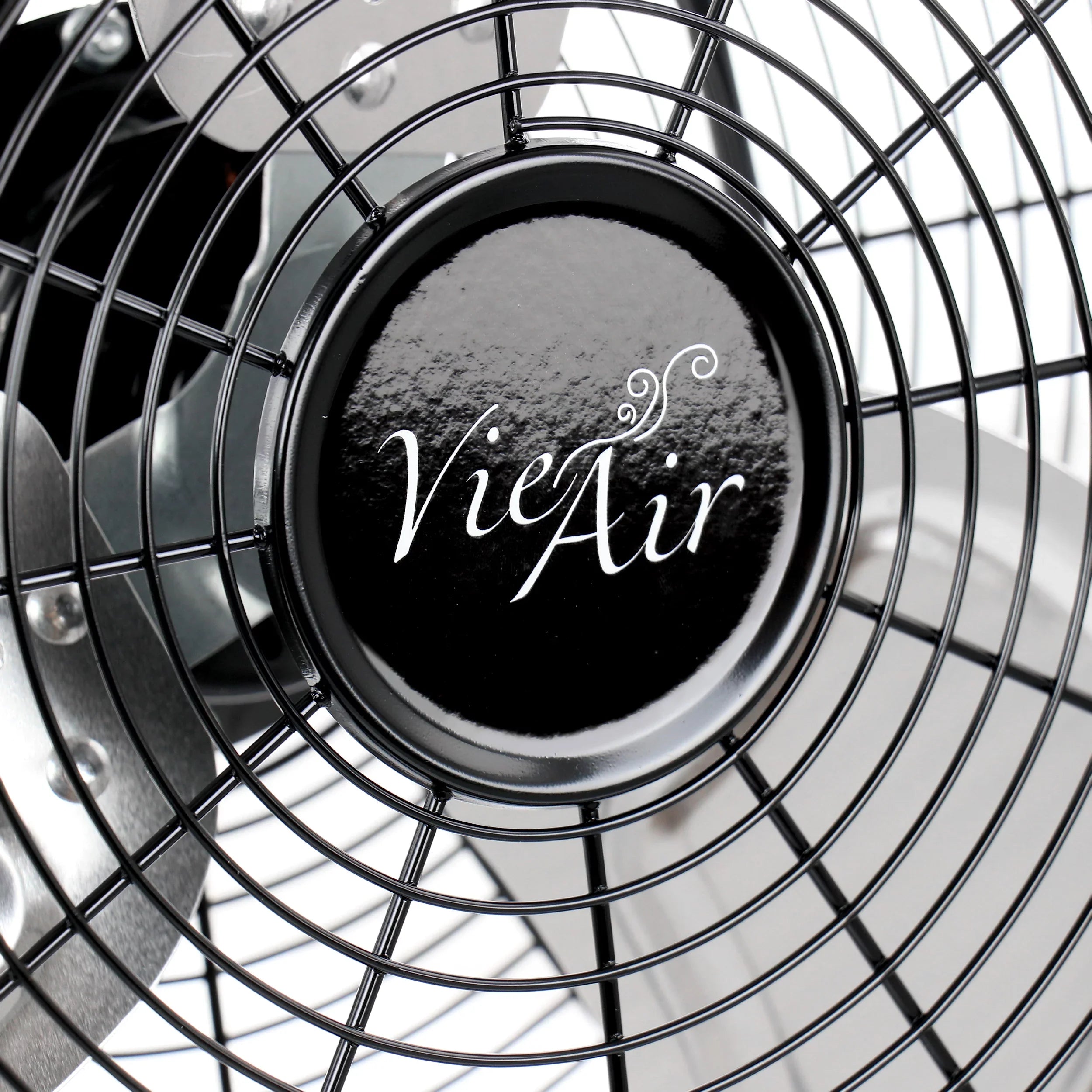 Vie Air 14 Inch Twin Pack Industrial High Velocity Heavy Duty Metal Floor Fan with 3 Speed Settings