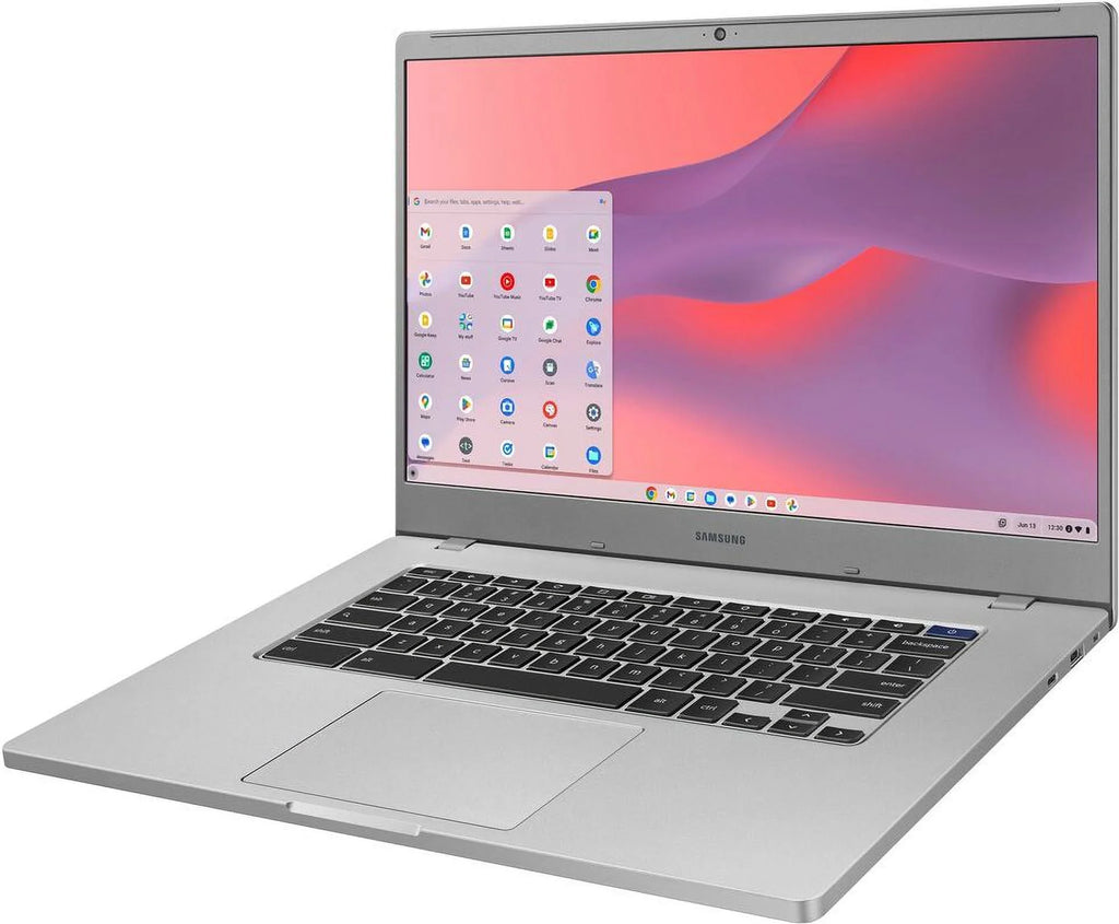 Samsung - 15.6" Chromebook 4+ - Intel Celeron - 4GB Memory - 64GB eMMC - Platinum Titan