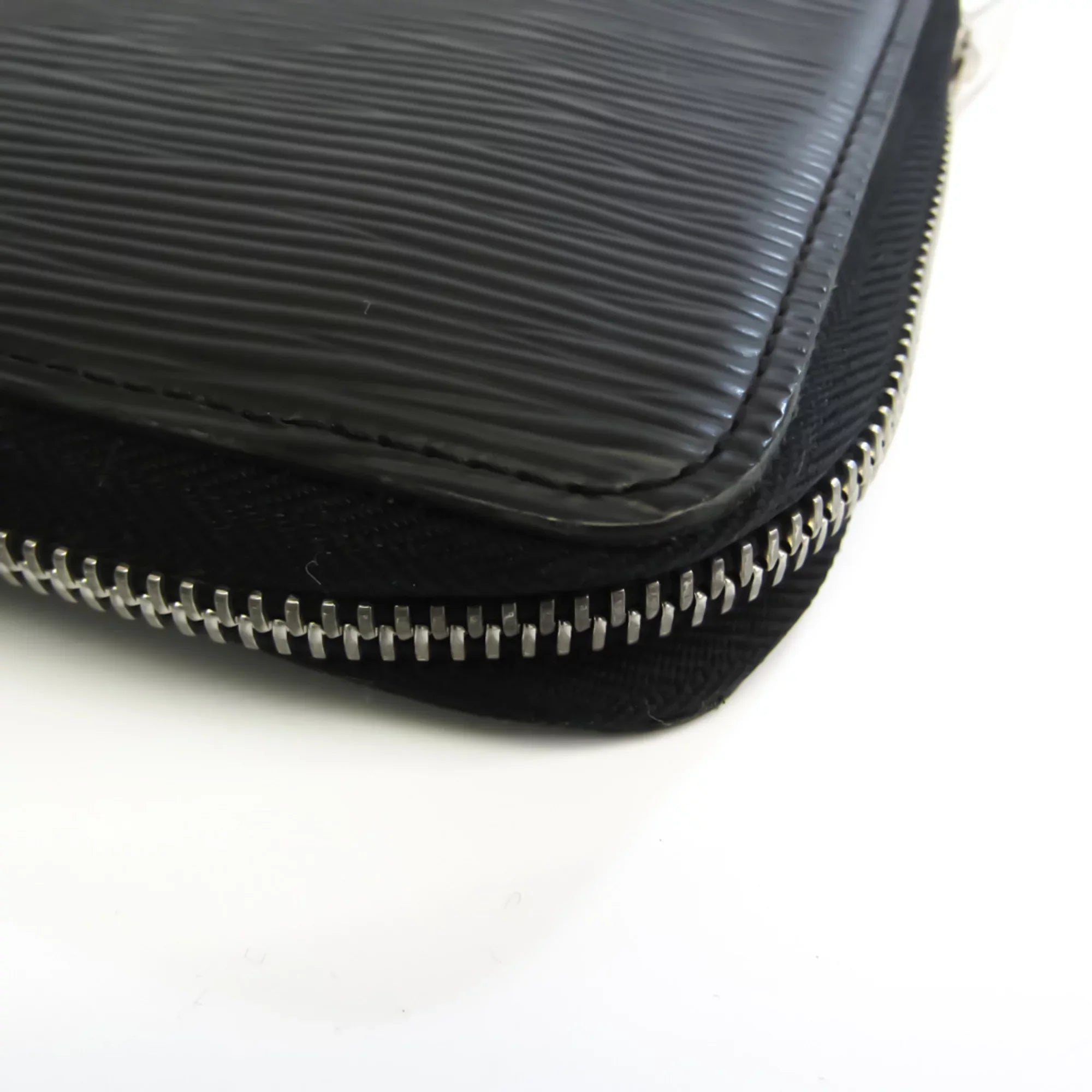 Pre-Owned Louis Vuitton Epi Zippy Organizer  Men's Epi Leather Long Wallet (bi-fold) Noir (Good)