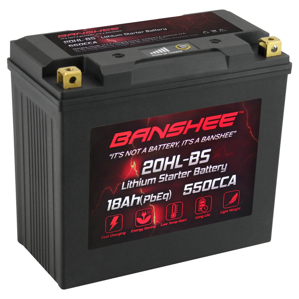 Banshee 20L- LiFePO4 Motorsports Battery Compatible with Yamaha  WaveRunner   2014 to 2020