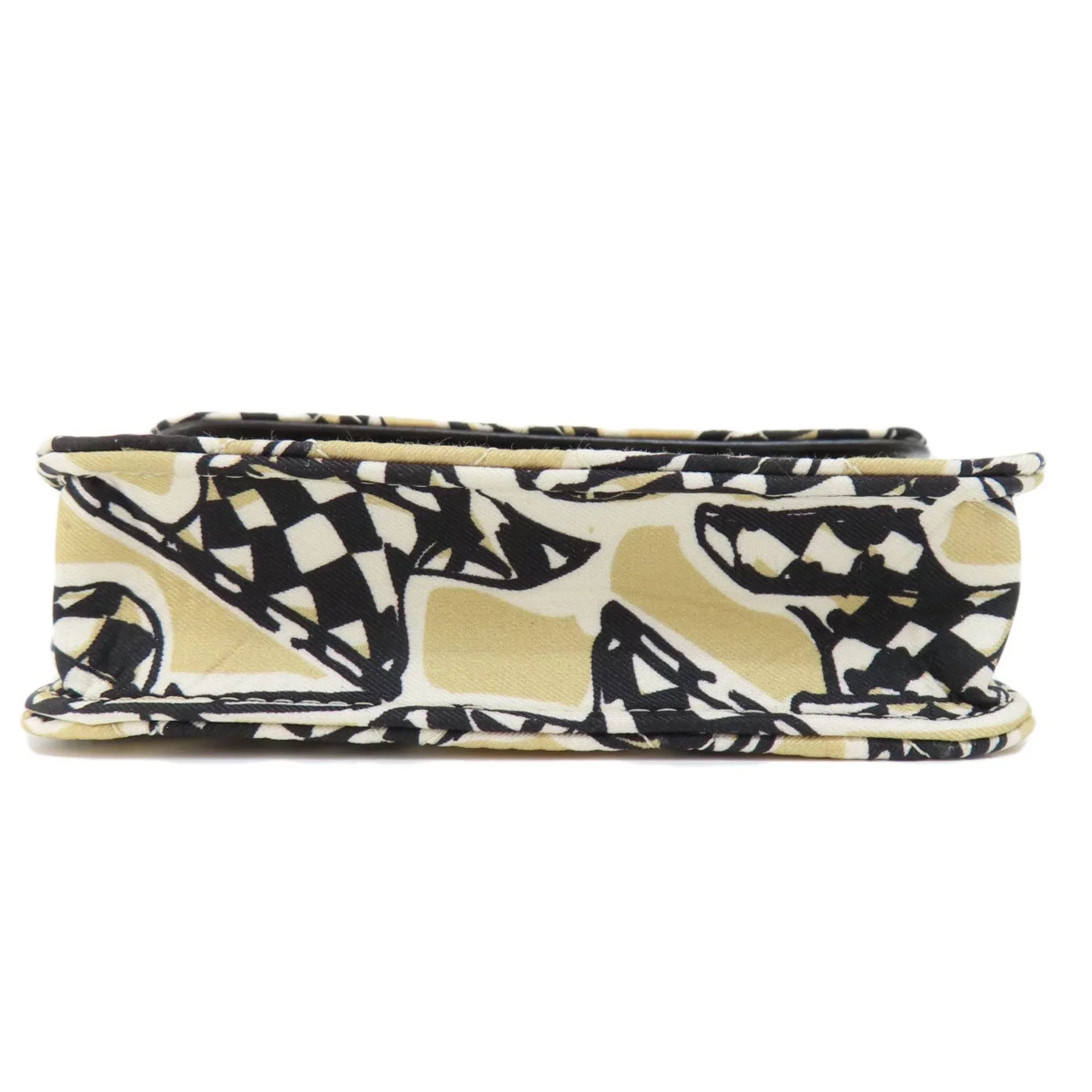 Pre-Owned Chanel Chain Shoulder Coco Mark Bag Cotton Women's  (Good)