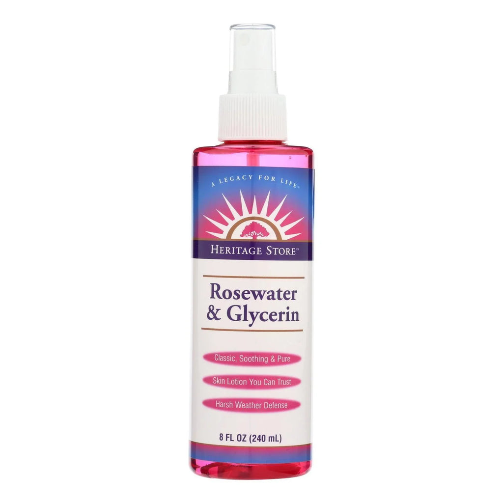 Heritage Products Rosewater and Glycerin - 8 fl oz