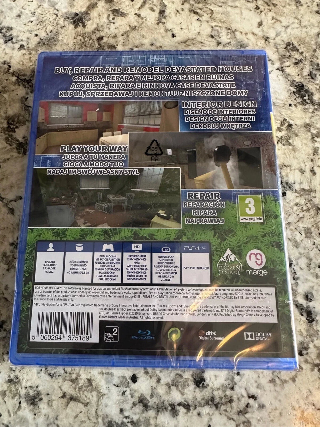 House Flipper  Brand New Factory Sealed PlayStation 4 Interior Design Remodel
