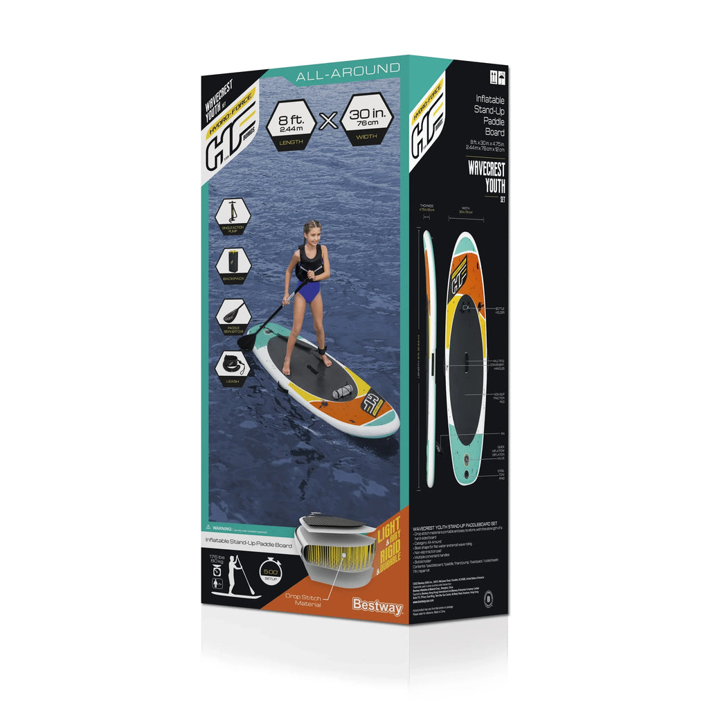Hydro-Force Wavecrest Youth Inflatable Stand-Up Paddleboard
