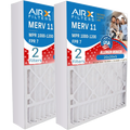 20x20x5 Air Filter  11 Comparable to  1000,  1200 &  7 Compatible with Air Bear 259112-103 Premium  Made 20x20x5 Furnace Filter 2 Pack by     .