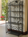 Iron Indoor/Outdoor Bakers Rack Space-Efficient For Cooling Baked Goods, Kitchen, Pantry Or Dining Area Allows For Good Ventilation, 70"   32"   4"