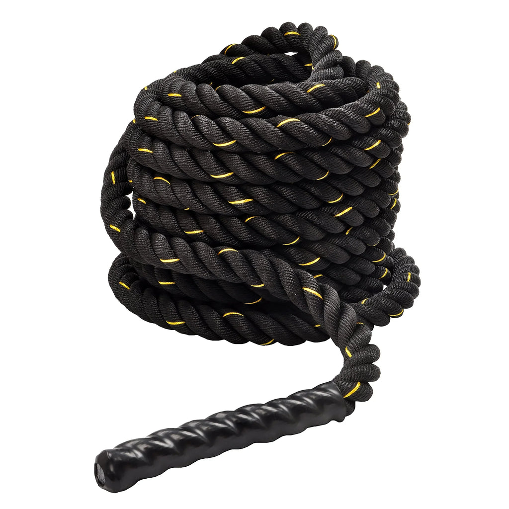 BalanceFrom Battle Rope 1.5 Inch Diameter Poly Dacron 30  Length, Heavy Ropes for Home Gym and Workout