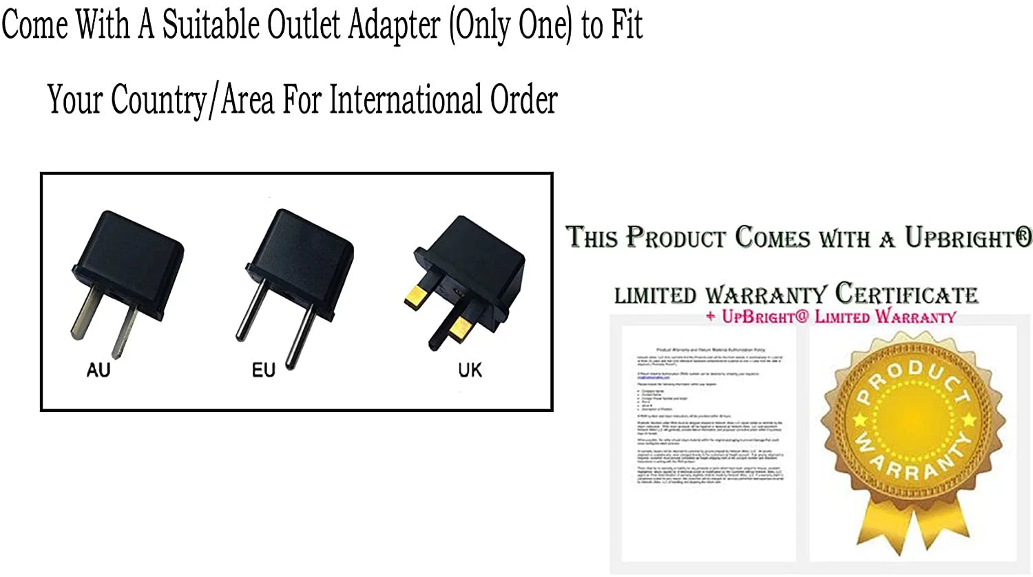 Global  /  Adapter For Bowers & Wilkins  &  -1  Hi-Fi Speakers Amazing Sound Power Supply Cord Cable  Charger Mains