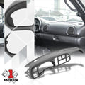 Grey Dash Board Cap Cover Bezel Overlay+Instrument Bezel Kit for 98-02 Dodge Ram Fits select: 1998-2001   1500, 1998-2002   2500