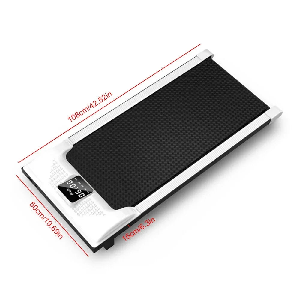 Electric Treadmill Under Desk Walking Pad Home Office Running Machine Exercise