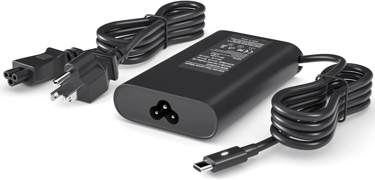 65W  Type  Laptop Charger for Dell Latitude 5420 5520 5290 7390 7420 7370 7400 5320  13 7390 9350 9380 9370 9360
