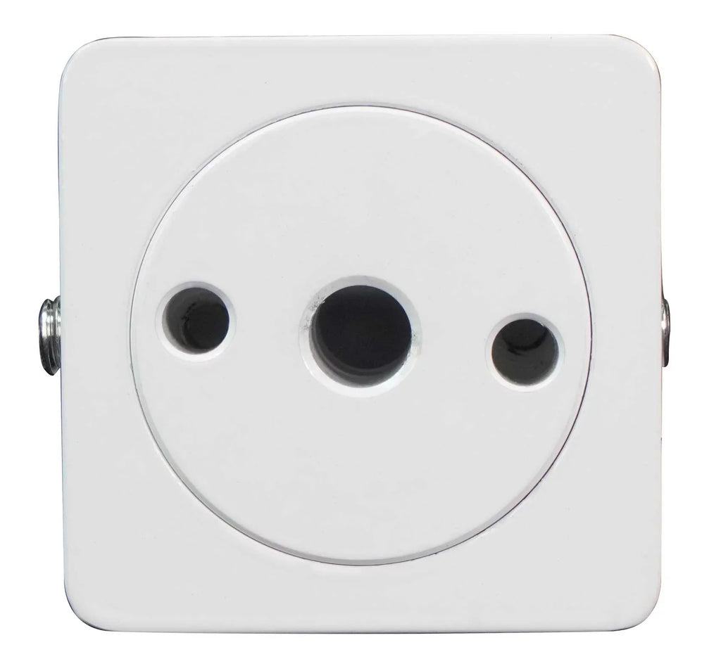 2) Rockville  5.25" 360° Swivel White Aluminum Surface Mount Speaker Pods