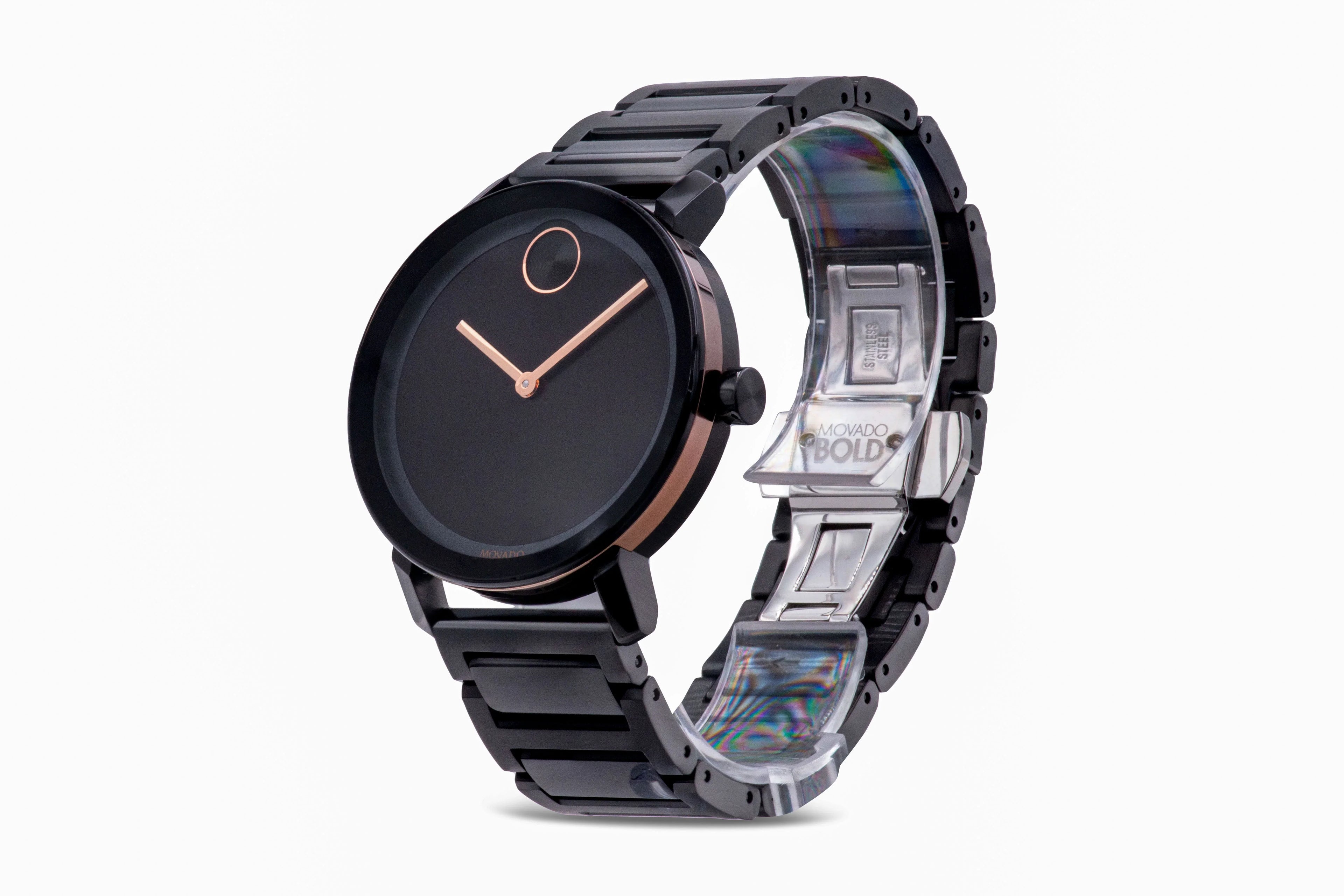 Movado Bold Evolution Stainless Steel Mens Watch 3600752