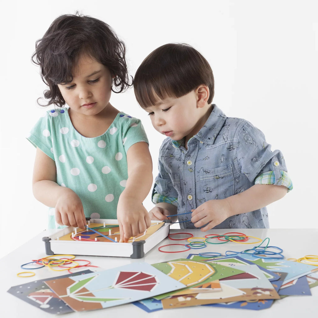 Guidecraft Geo Boards, Multicolour Skill & Action Set