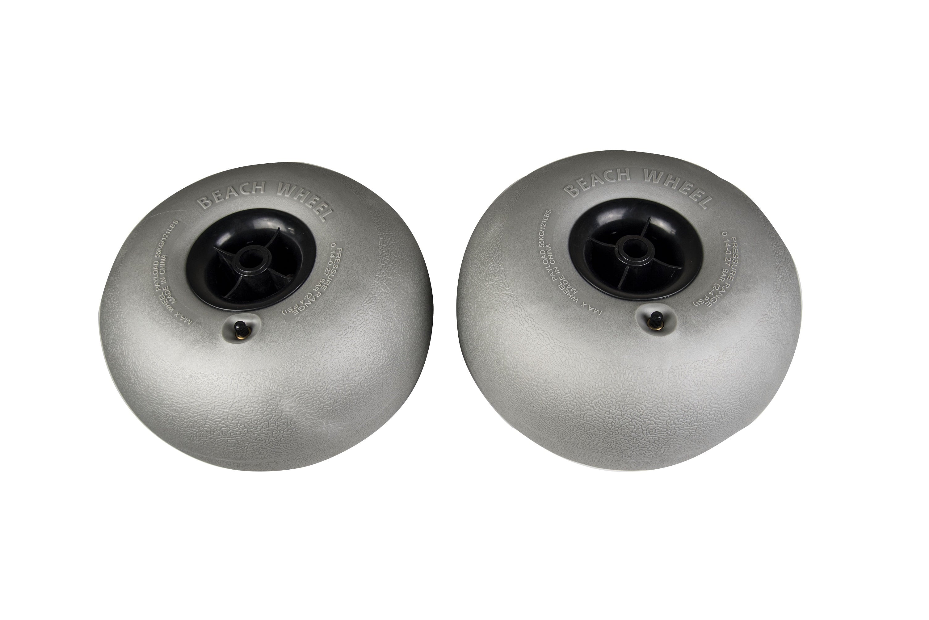 Jeremywell 12" Big Balloon Beach Wheels/Sand Tires (2PCS) Replacement for Kayak Dolly Canoe Carts Buggy with a Free Air Pump