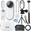 Insta360  2 Miniature Action Camera + Frame Holder + Tripod + Selfie Stick Kit