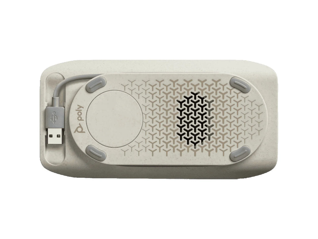 Poly - Sync 20 Bluetooth/- Speakerphone - Personal Portable Speakerphone - Noise & Echo Reduction - Connect to Cell Phones via Bluetooth or Computers via - Cable - Works with Teams, Zoom