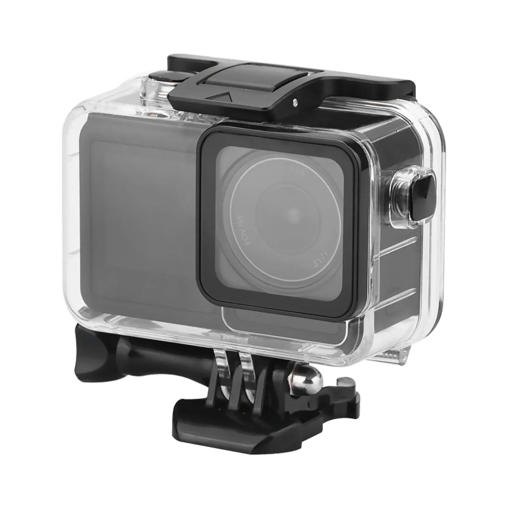 Stainless Steel Transparent Case Waterproof Diving Camera Case for  Action 3 4