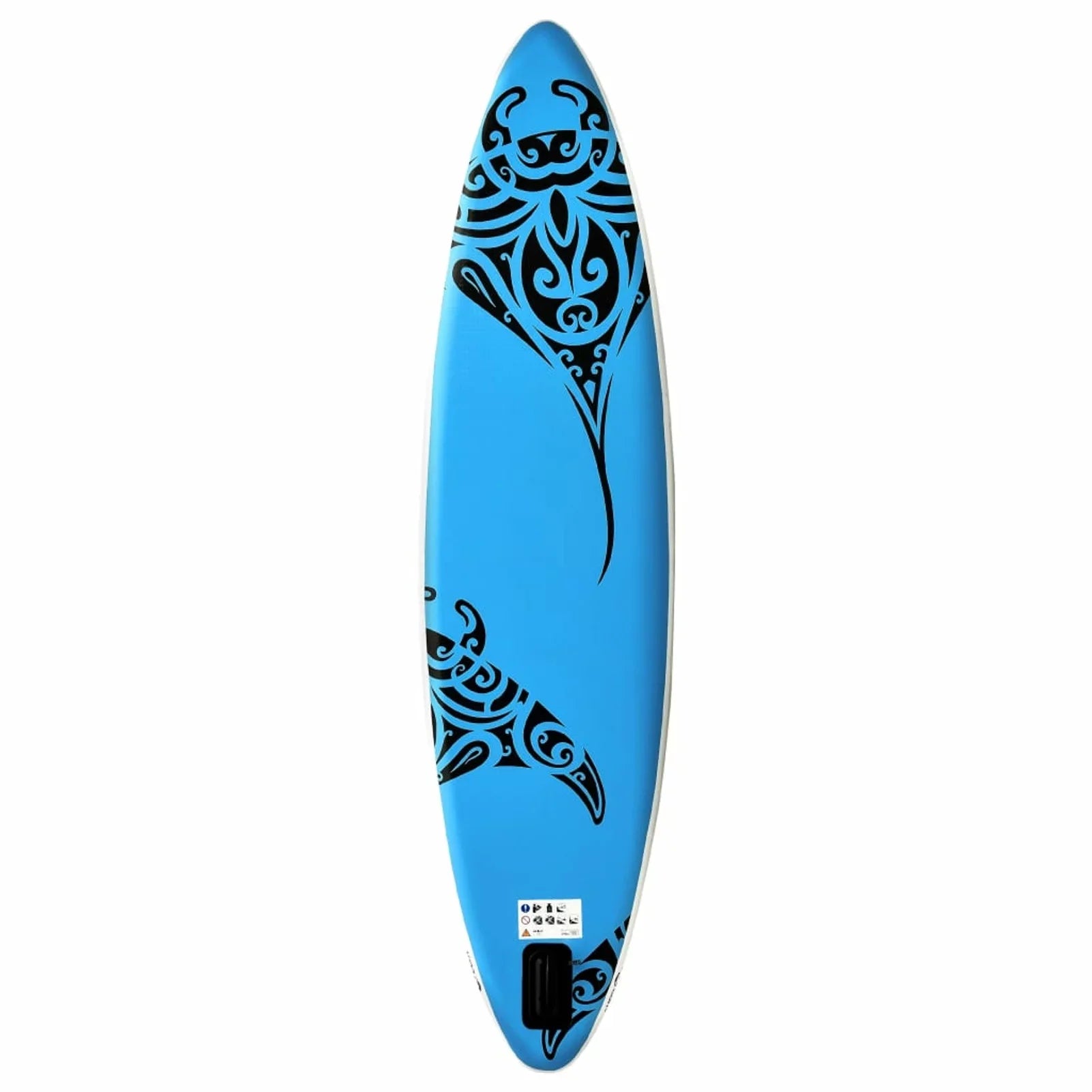 Inflatable Paddleboard Set 126"x29.9"x5.9" Blue