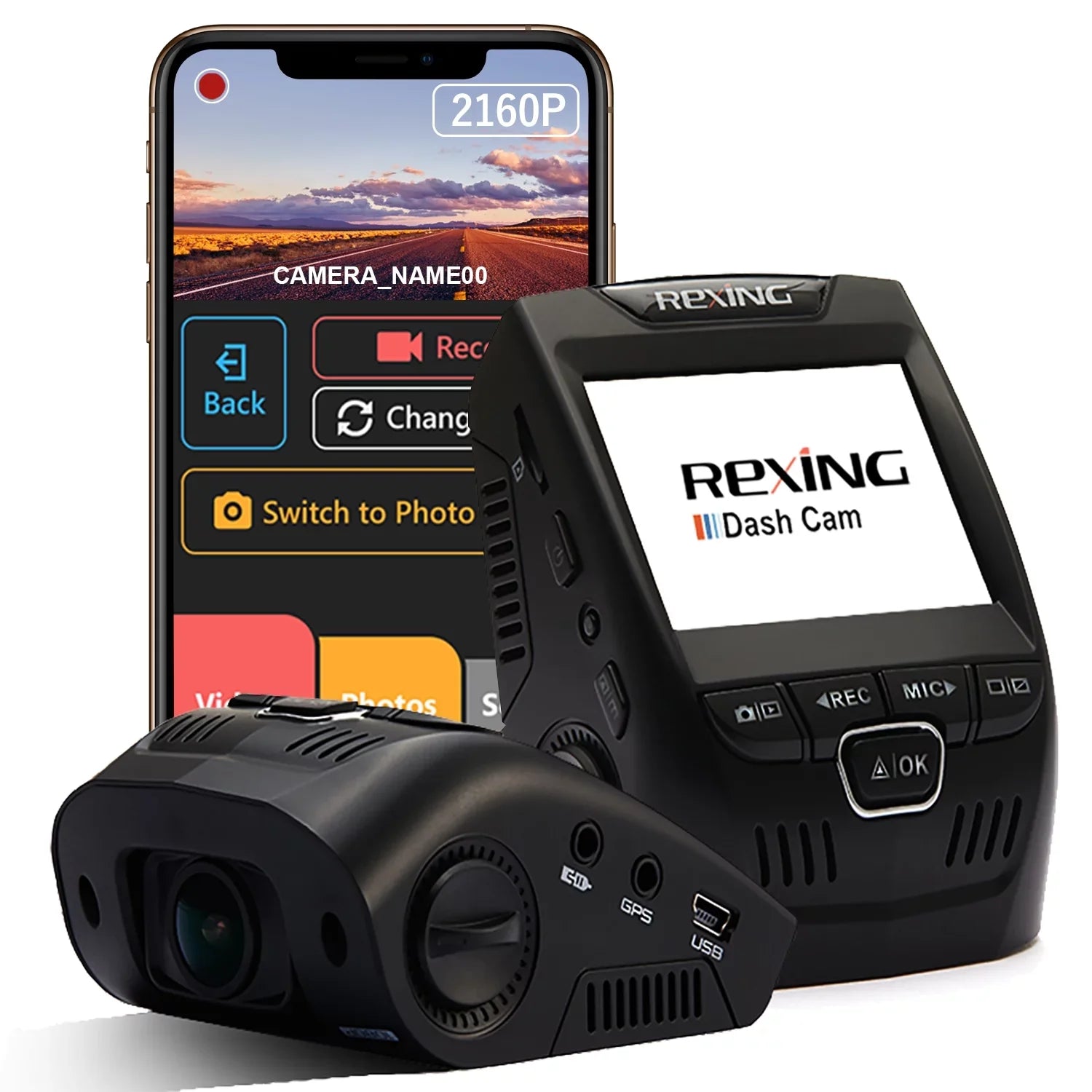 Rexing -4K Ultra  Car Dash Cam