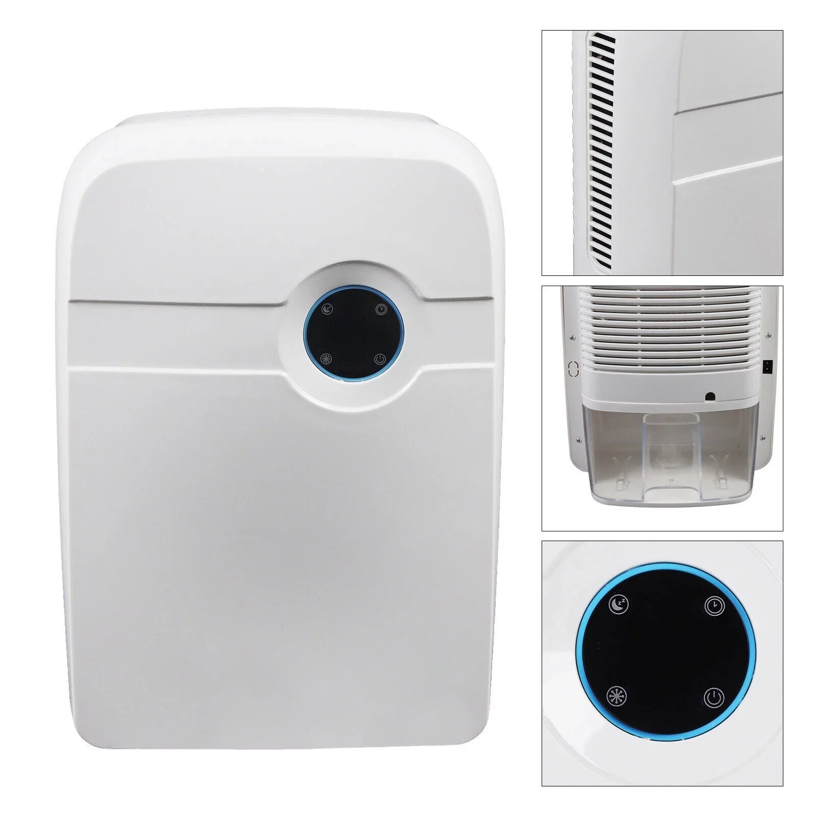 Mkyiongou Dehumidifier Remote Control 2.5L Water Tank Moisture Damp Removal Machine 42W