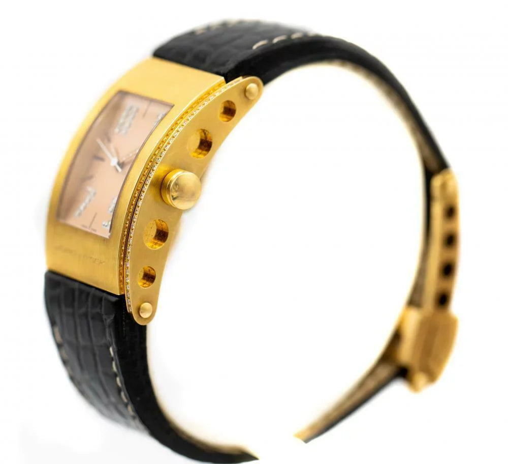 Jorg Hysek Kilada -0026 18k Rose Gold Diamond Bezel Quartz Men's Watch