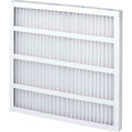 Global Industrial High Capacity Pleated Air Filter,  8, Self-Supported, 25"Wx20"Hx1", Lot of 12