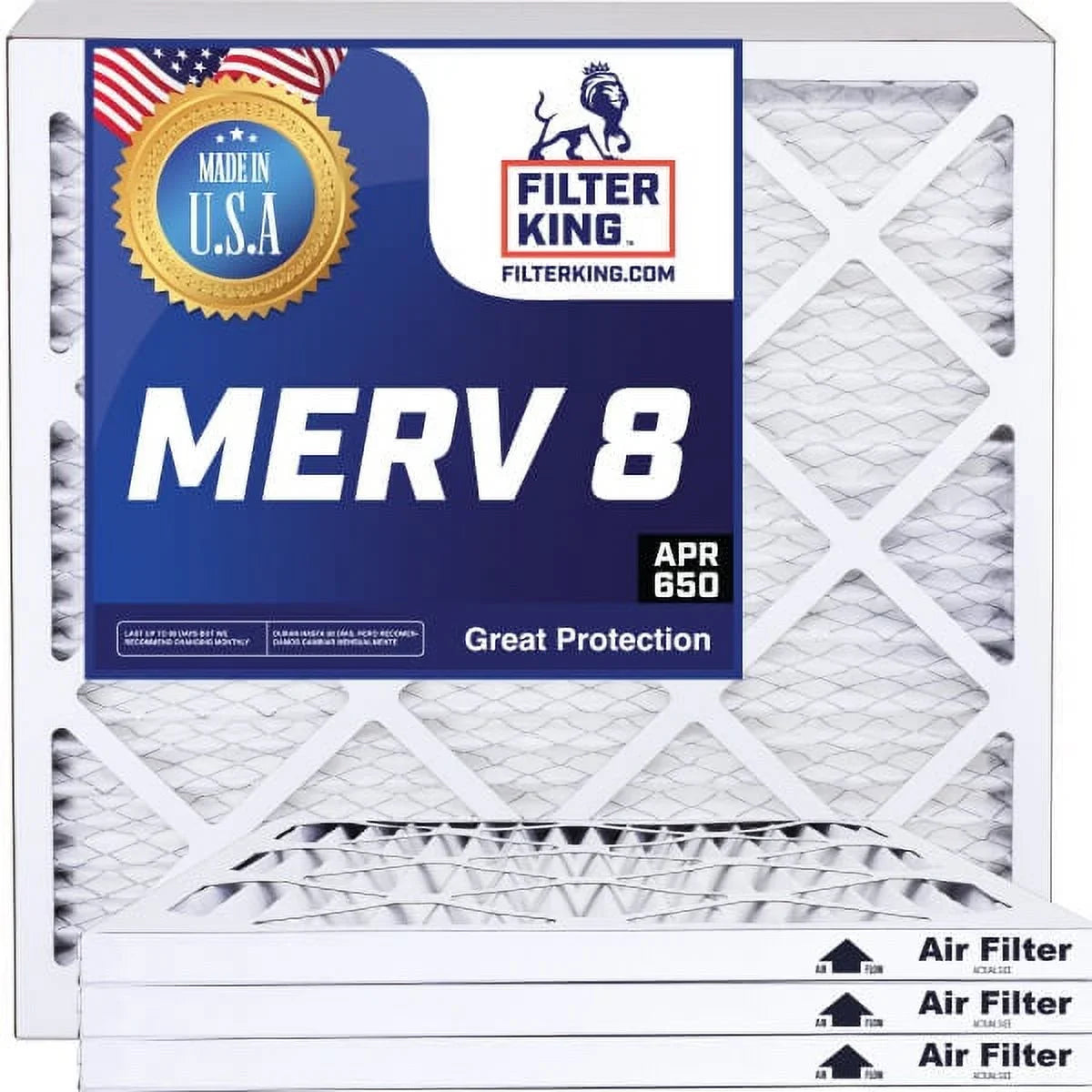 Filter King 7x44.5x1 Air Filter | 4- |  8  Pleated / Furnace Filters |    | Actual Size: 7 x 44.5 x .75"