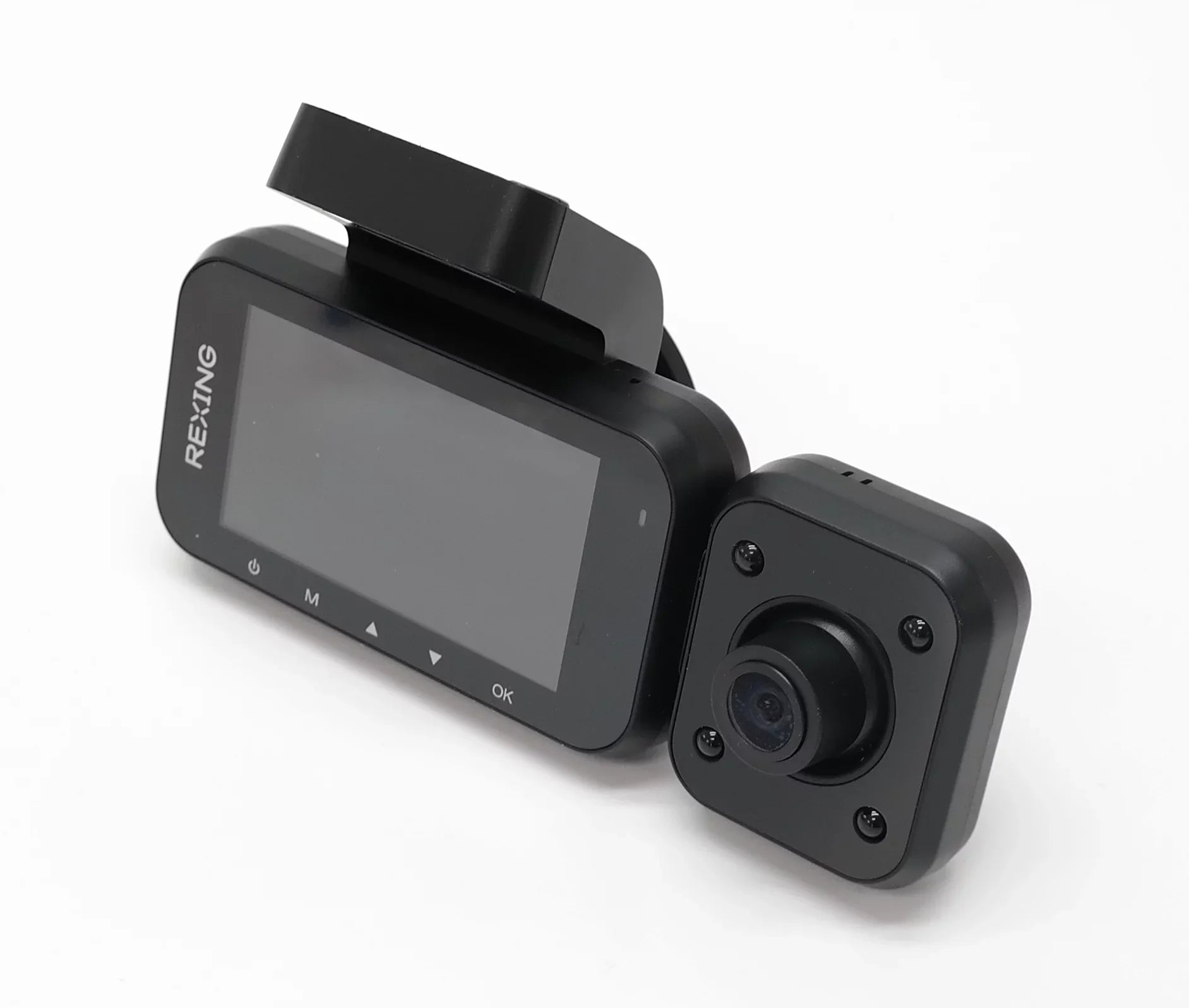 Pre-Owned Rexing  Plus 4K Front+Cabin Dash Cam 3"  Screen - Black
