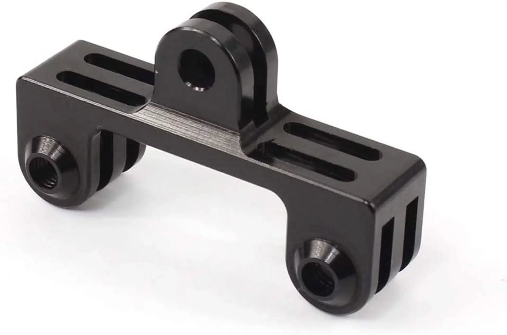 Aluminum Dual Twin Mount Adapter for GoPro Hero 9/8/7/(2018)/6/5/4 Black,Hero 3+, Osmo Action,/Campark/