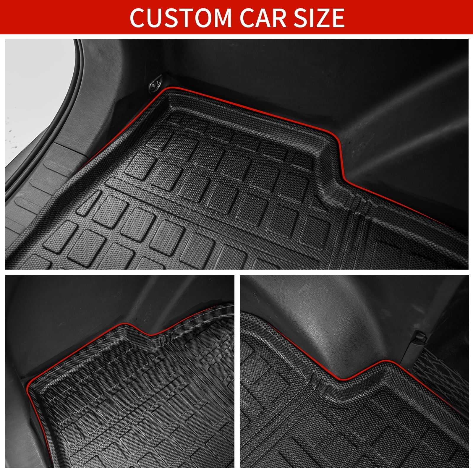 Fit 2019-2024 Toyota  Cargo Liner Trunk Mat  All Weather Trunk Liner 2023 Rav4 Accessories