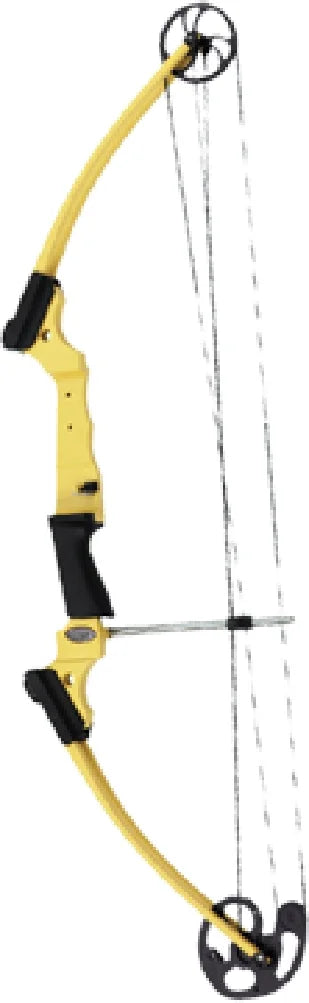 Genesis Original Archery Compound Bow Adjustable Size,Left Handed,Yellow