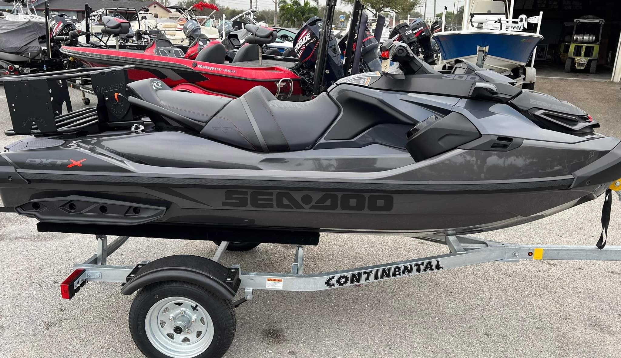 Deep Blue with  system  Reinforcement Base and Back Support for Seadoo      with  system 2018 -2023