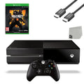 Microsoft Xbox One Original 500GB Gaming Console Black  Cable With Call of Duty Black Ops 4 Game   Bundle Used