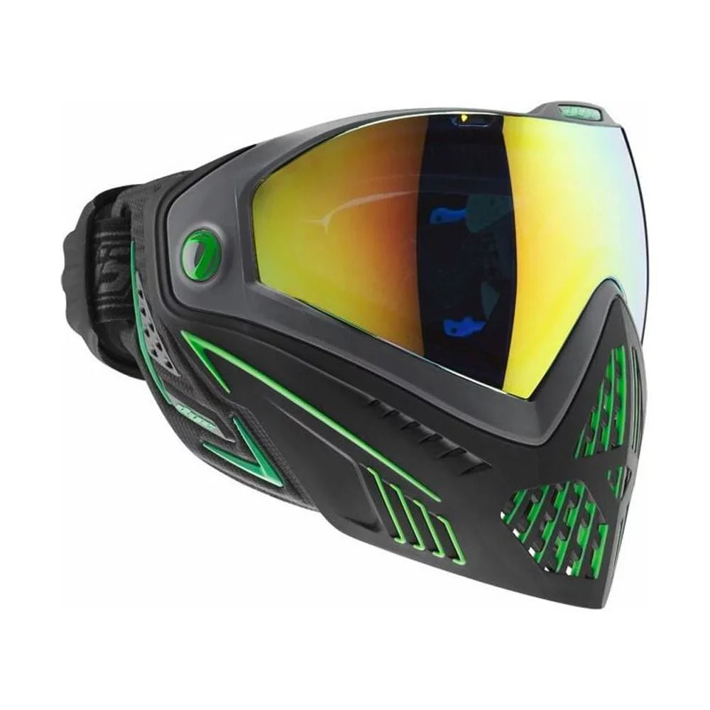 Dye Matrix i5 Thermal Paintball Mask / Goggles - Emerald Black/Lime