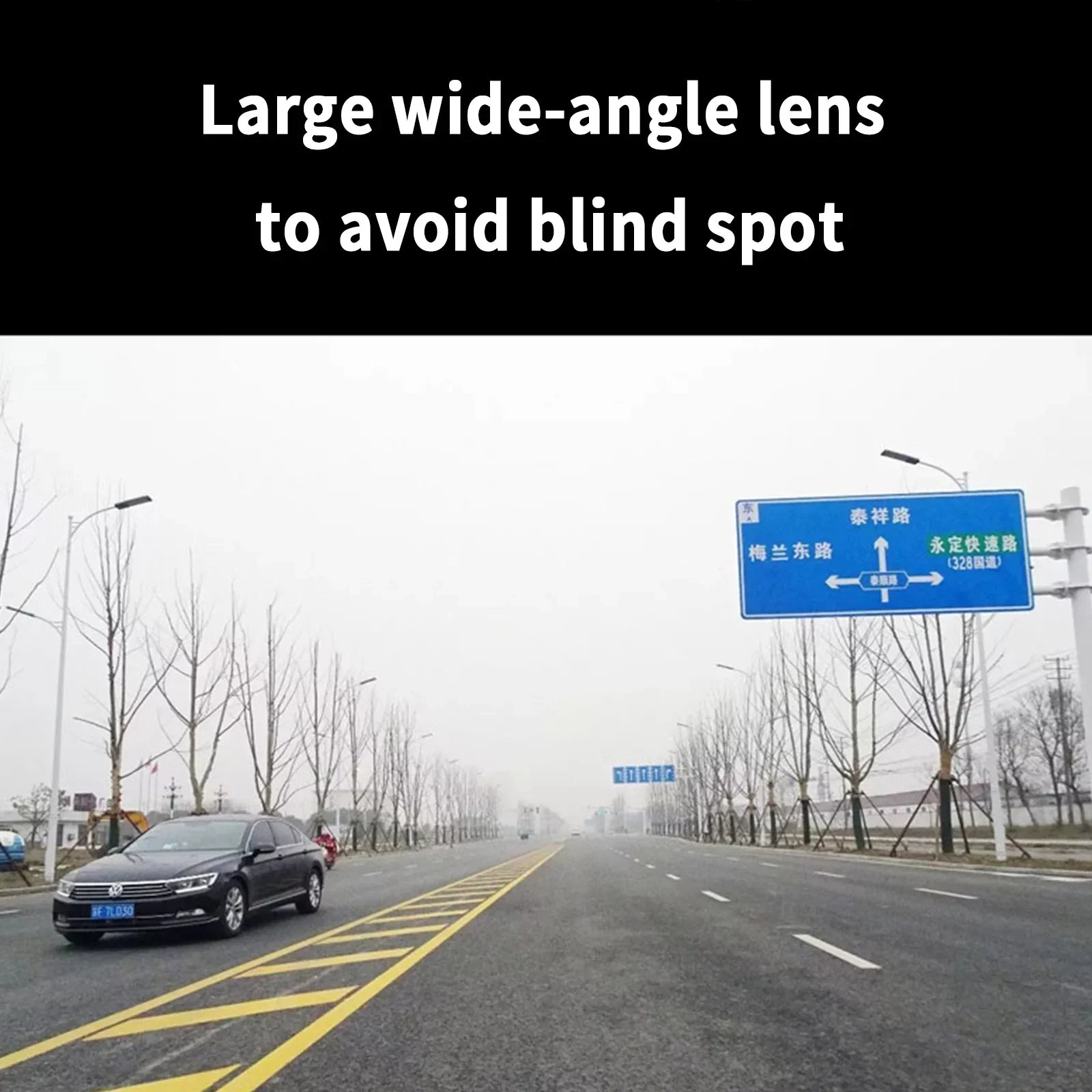 1080P  Wifi Car  Front Rear Dash Cam Camera Video Recorder -Sensor