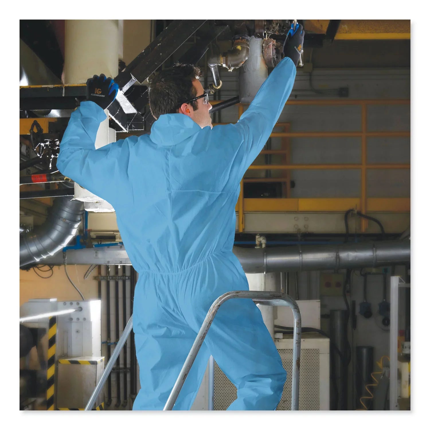 Kleenguard™  Breathable Particle Protection Coveralls, -large, Blue, 24/carton  Kcc58514