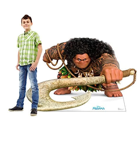 Maui (Disney's Moana) Cardboard Stand-Up, 4.5ft