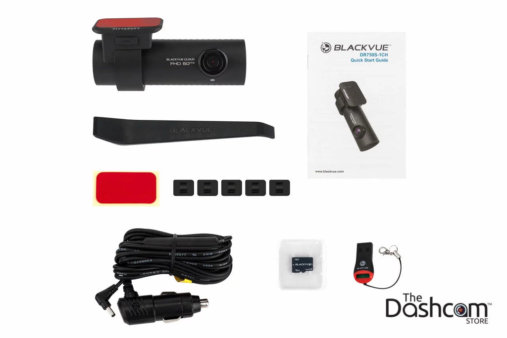 BlackVue -1CH Single-Lens 1080p/60fps  WiFi Dashcam w/ 16  Memory Card