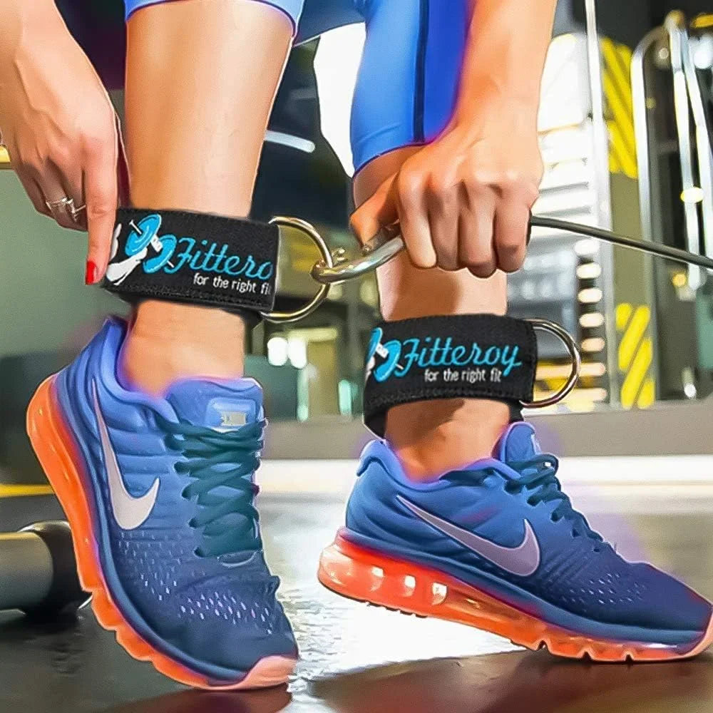 Gym Ankle Strap For Cable Machine - Exercise And Fitness Workout Strap With Neoprene Padding Attachments For  Pull Down Machine, Cable Home Gym And Resistance Bands