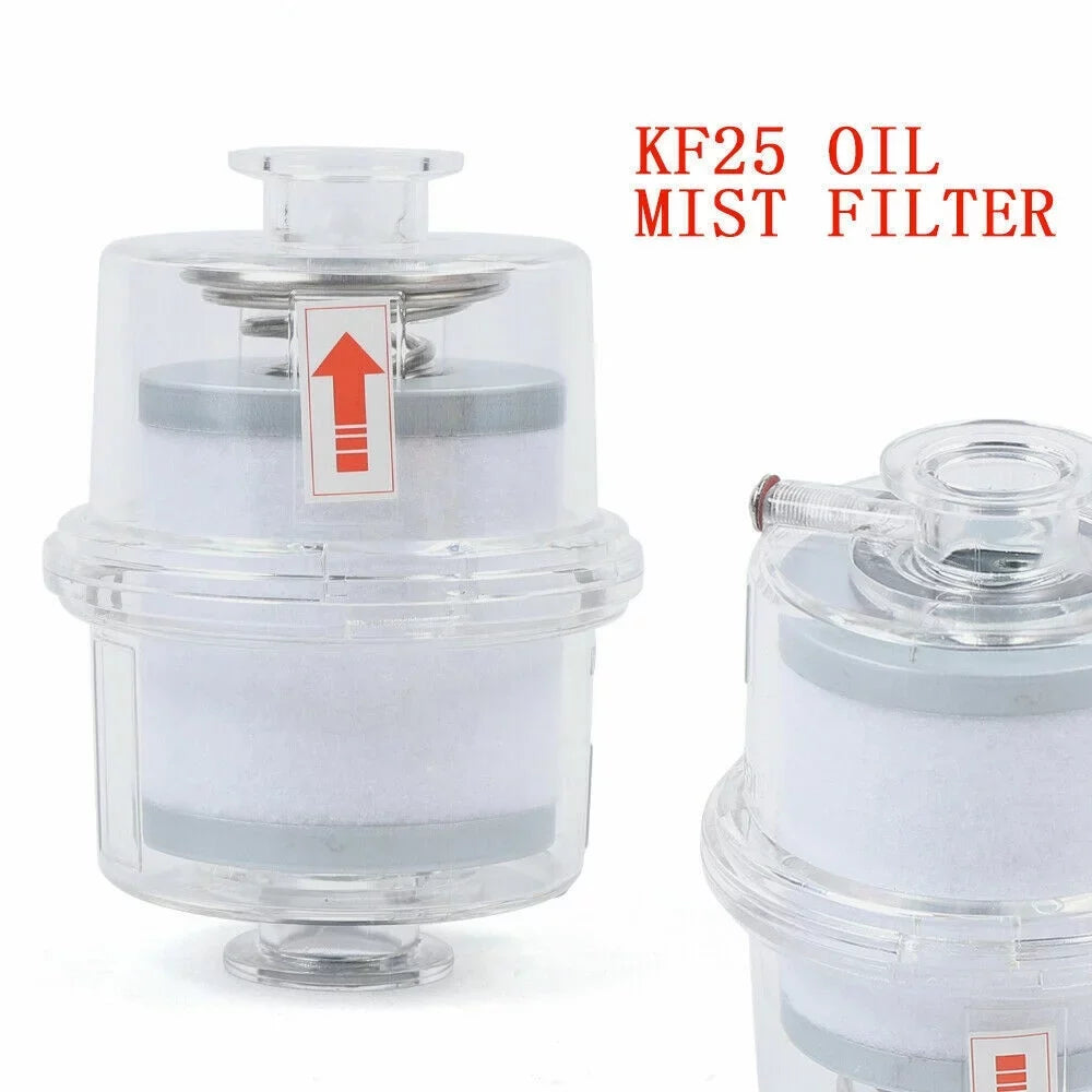 fit Vacuum Pump Fume Separator Exhaust Filter  Interface Oil Mist Filter